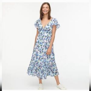 J. Crew Cotton Voile Sun Dress in Vintage Floral